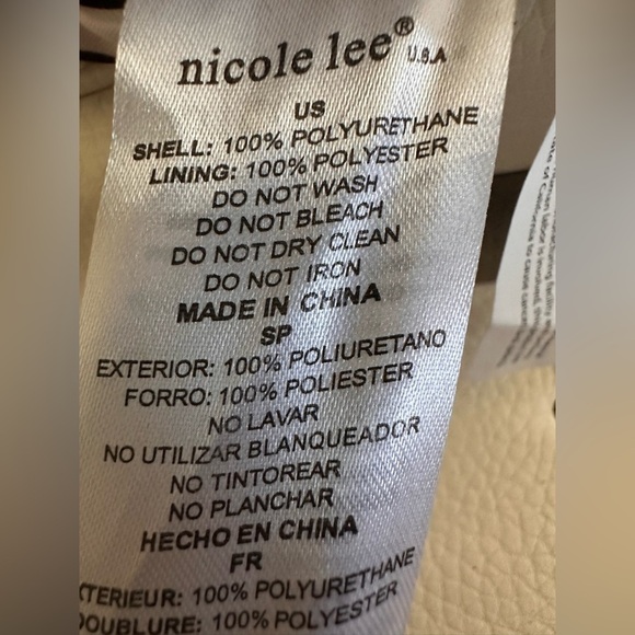 Nicole Lee Multicolor Studded White Crossbody Bag - Picture 12 of 14